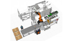 Роботизированный комплекс обслуживания машины литья под давлением на базе промышленного робота KUKA