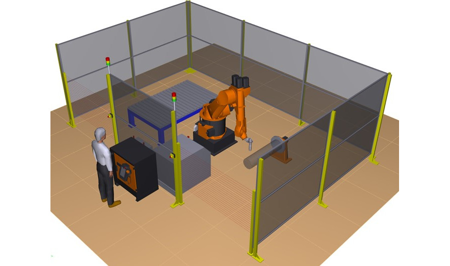Робото-технологический комплекс (РТК) для лазерной резки