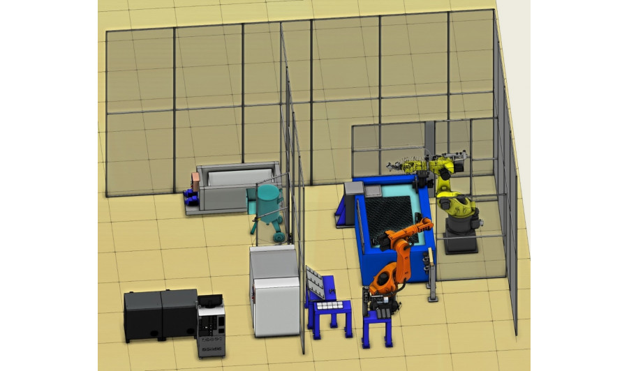 Поставка робото-технологического комплекса (РТК) для гидроабразивной резки  плоских и сложных пространственных деталей