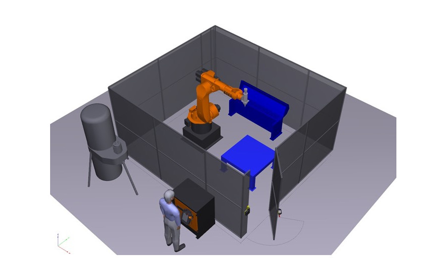 Робото-технологический комплекс (РТК) механобработки для ПО "Маяк"