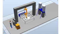 Роботизированный комплекс механообработки трехмерных изделий из углепластика