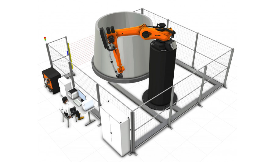 Роботизированный комплекс для ультразвукового контроля на базе промышленного робота KUKA
