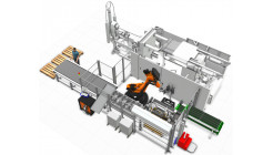 Роботизированный комплекс обслуживания машины литья под давлением на базе промышленного робота KUKA