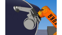Роботизированный комплекс для нанесения и обработки покрытий на базе двух промышленных роботов KUKA
