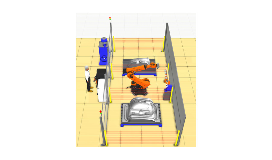 Робото-технологический комплекс (РТК)  для фрезерной резки изделий из ПНД